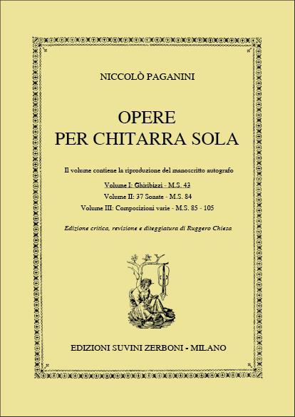 Opere per Chitarra Sola Vol. 1: